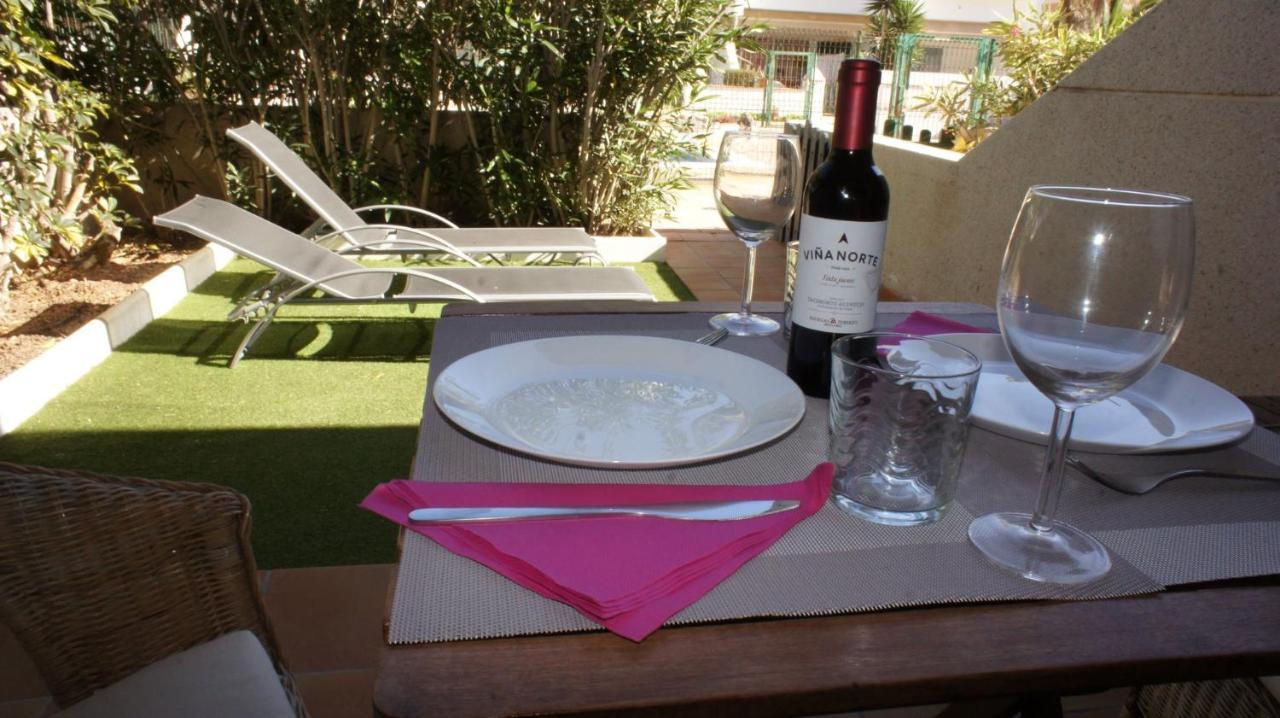 Apartamento Con Jardin Y Piscina En El Balancon El Médano Exterior photo